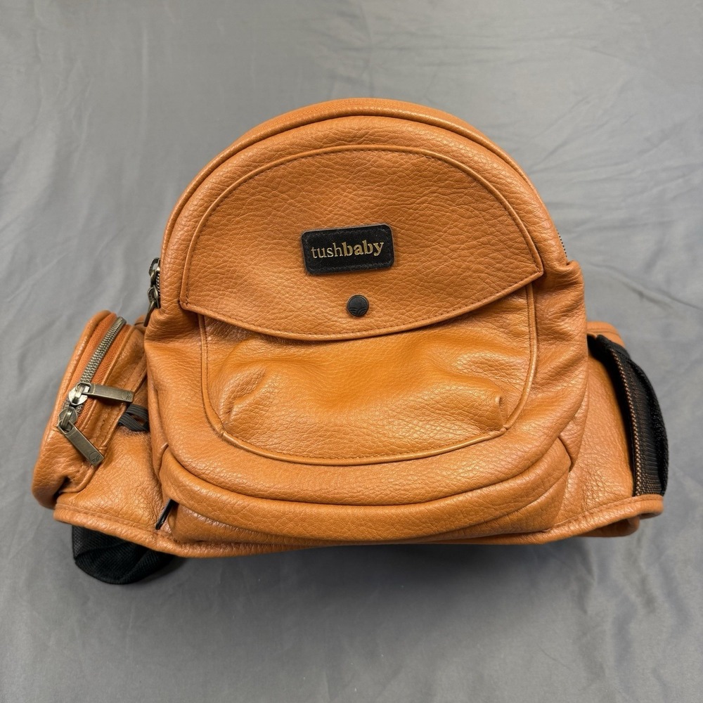 Tushbaby Tan Leather Hip Carrier